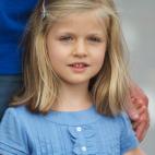 Leonor en el Real Club N&aacute;utico de Palma en agosto de 2011.