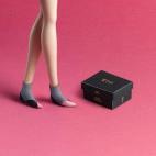 Estos botines son un básico para el otoño. El negro y los tonos pastel se complementan a la perfección en este modelo.