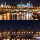 EL KREMLIN DESDE EL RÍO, EN MOSCÚ, RUSIA