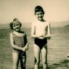 Rajoy con sus hermanos en Vilagarcía (Pontevedra)