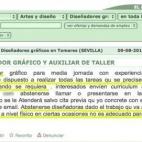 "Se necesita diseñador gráfico. Abstenerse diseñadoras".