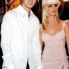 Con su novio de entonces, Justin Timberlake, en el estreno de Crossroads en Los Ángeles.