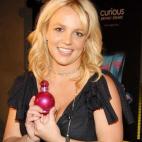 Presentando su nuevo perfume en Nueva York.