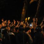 Los manifestantes en Neptuno