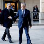 Jos&eacute; Antonio Gri&ntilde;&aacute;n, a su llegada a la Audiencia.