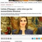 "Se anuncian con cierta regularidad pseudo-crisis en la pareja, se dice que el rey Juan Carlos la detesta, hasta el punto de hacer chistes sobre ella... La joven emprende su camino en el combate poniéndose una armadura sin quejarse. En cambio, ...