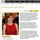 "Pero esta guapa castaña es nada menos que una profesional, y consiguió guardar el secreto [de su noviazgo con el príncipe Felipe]. La independencia de Letizia y de sus logros profesionales en la carrera que eligió son algunas de las razones...