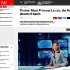 "Puede que Letizia sea una plebeya, pero su estilo es todo menos corriente".