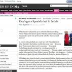 "Mientras que Kate encabeza los listados de moda internacionales, Letizia parece estar en el límite a la hora de arriesgar como miembro de una familia real. Por ejemplo, lleva estampados de animales, inédito en las casas reales, pantalones de ...