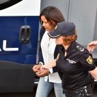 Ana Julia Quezada, única acusada por el asesinato del niño Gabriel Cruz, a su llegada este martes a la Audiencia Provincial de Almería.