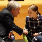 Con Antonio Guterres, secretario general de la ONU