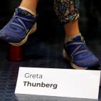 Sus pies, durante la cita de Lausanna