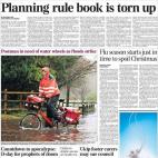 "Cuenta atrás para el apocalipsis", lleva en su portada (aunque no abriendo) el Daily Telegraph.