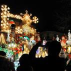 Derroche eléctrico en Nueva York, EE UU.