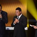 Ronaldo también ha participado en la ceremonia.
