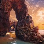 "El arquitecto es la naturaleza", as&iacute; describe el National Geographic esta maravilla de la naturaleza esculpida gracias a la erosi&oacute;n del viento y del mar. "Un lugar &uacute;nico situado entre Ribadeo y Foz que nada tiene que envidi...