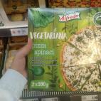Pizza de espinacas de Lidl