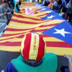 Manifestación independentista en Barcelona