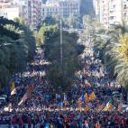 Manifestación independentista en Barcelona