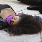 Un total de 380 organizaciones feministas territoriales y otras 70 nacionales han convocado a la sociedad civil a esta marcha, en cuyo recorrido se han desarrollado distintas acciones simbólicas.