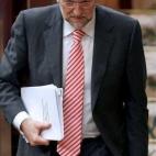 12 de mayo. Ya es primavera y Rajoy la siente, la vive. Su vida ha cambiado y ese día opta por la alegría corbatil. De nuevo, camisa blanca y trajecito grisáceo, pero con corbata rosa a rayas blancas. Tiene un aire a lo payaso del anuncio de ...