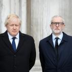 Junto a Johnson, en el homenaje a las víctimas del atentado del Puente de Londres.