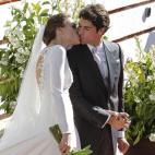 El día de su boda, celebrada en Mairena del Alcor (Sevilla) el 6 de noviembre de 2015.