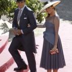 En la boda de Eva González y Cayetano Rivera, celebrada el 6 de noviembre de 2015 en Mairena del Alcor (Sevilla).