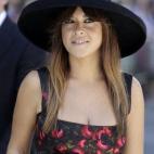 En la boda de Eva González y Cayetano Rivera, celebrada el 6 de noviembre de 2015 en Mairena del Alcor (Sevilla).