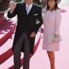 En la boda de Eva González y Cayetano Rivera, celebrada el 6 de noviembre de 2015 en Mairena del Alcor (Sevilla).