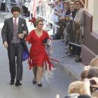 En la boda de Eva González y Cayetano Rivera, celebrada el 6 de noviembre de 2015 en Mairena del Alcor (Sevilla).