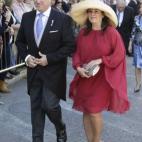 En la boda de Eva González y Cayetano Rivera, celebrada el 6 de noviembre de 2015 en Mairena del Alcor (Sevilla).