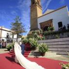 El día de su boda, celebrada en Mairena del Alcor (Sevilla) el 6 de noviembre de 2015.