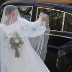 El día de su boda, celebrada en Mairena del Alcor (Sevilla) el 6 de noviembre de 2015.