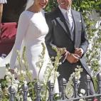 El día de su boda, celebrada en Mairena del Alcor (Sevilla) el 6 de noviembre de 2015.