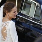 El día de su boda, celebrada en Mairena del Alcor (Sevilla) el 6 de noviembre de 2015.