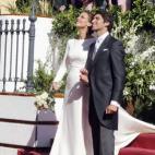 El día de su boda, celebrada en Mairena del Alcor (Sevilla) el 6 de noviembre de 2015.