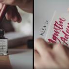 Todos los nombres estaban escritos a mano, colgados en el jardín para encontrar la mesa o situados en cada plato