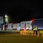 Largas colas de camiones, con retenciones de casi 20 kil&oacute;metros