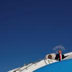 Agosto de 2018. El presidente de EEUU, Donald Trump, a bordo del Air Force One.