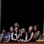 Julio de 2019. La activista sueca Greta Thunberg, segunda por la izquierda, asiste a una sesi&oacute;n de la Asamblea Nacional Francesa en Par&iacute;s.