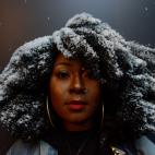 Enero de 2017. La joven Kandy Freeman participa en la marcha Black Lives Matter contra Trump en Nueva York.