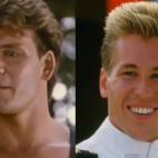 Val Kilmer, que acababa de salir en "Top Gun".