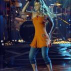 La cantante, en la primera gala de la cuarta edición de 'Operación Triunfo'
