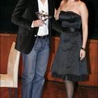 Junto a Higuaín en los Premios de los Periodistas Latinos