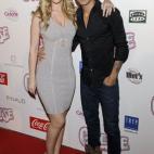 Con Julio José Iglesias en la presentación de 'Grease'