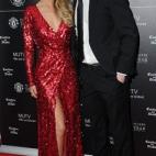 Junto a De Gea en la entrega de unos premios deportivos.