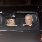 Marta Ortega yendo a la fiesta en el Centro H&iacute;pico Casas Novas.