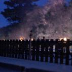 Entrada al Centro H&iacute;pico Casas Novas.