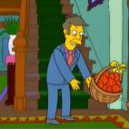 El director Skinner rechaza unas naranjas por no ser de Valencia en el cap&iacute;tulo El timo de los Reyes Magos. Temporada: 11. Episodio: 235. A&ntilde;o: 1999.
